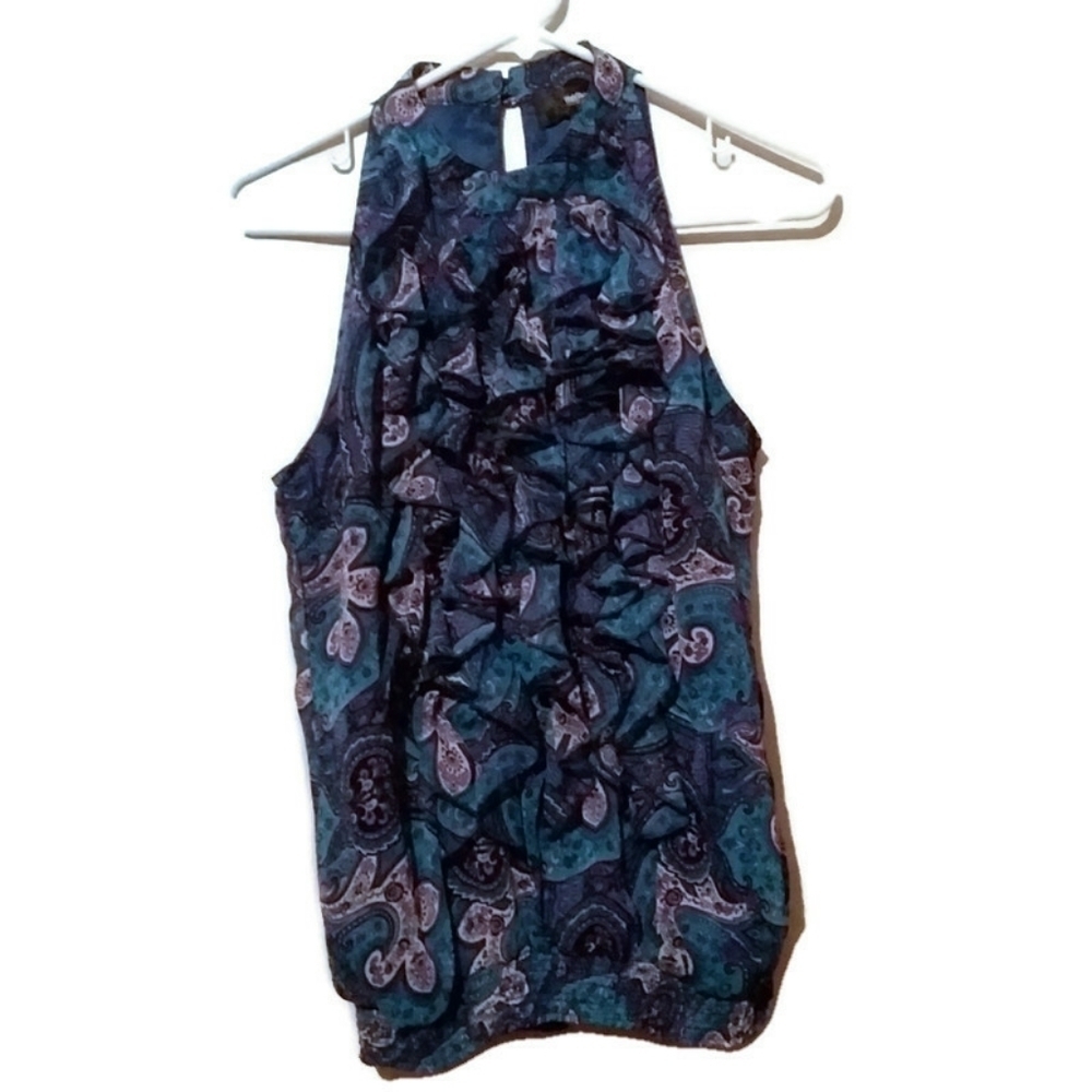 Mossimo Supply Co. Paisley Sleeveless Top Small